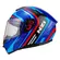 NZI Trendy 2 Connected full face helmet Blue / Red / Blue