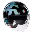AGV Eteres Lido 46 E2206 open face helmet Сине-черный