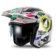 UFO Sheratan open face helmet Серебристый