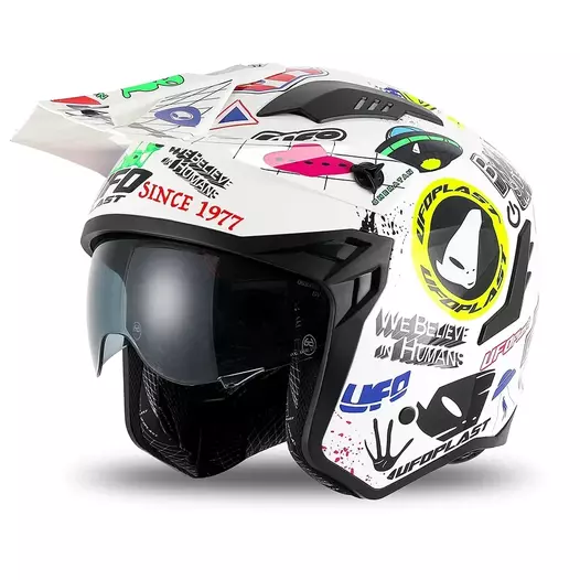 UFO Sheratan open face helmet Ufo Graphic 2.0