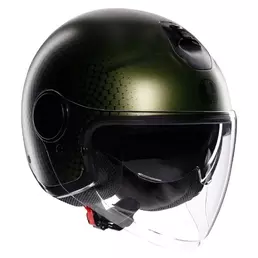 AGV Eteres Andora E2206 open face helmet Matt Green / Black