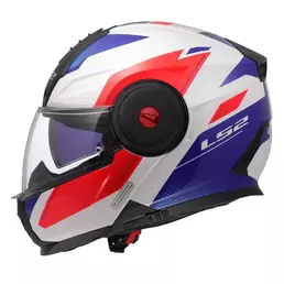 LS2 FF902 Scope II Duria modular helmet White / Blue / Red