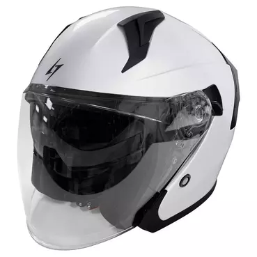 STORMER Run open face helmet White Pearly