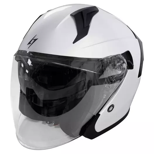 STORMER Run open face helmet White Pearly (размер: xs)