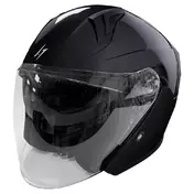STORMER Run open face helmet Black Pearly