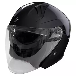 STORMER Run open face helmet Black Pearly