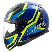 LS2 FF353 Rapid II Flitz full face helmet Hi-Vis Yellow / Blue