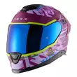 NEXX Y.100R Urbangram full face helmet Aubergine Matt (размер: l)