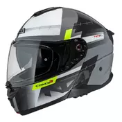 NZI Combi 3 Duo modular helmet Nardo Grey / White / Black S / Black V Matt