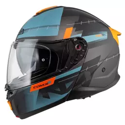 NZI Combi 3 Duo modular helmet Antracite / Blue / Orange S / Orange V Matt