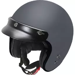 GARI G02X Fiberglass open face helmet Серый