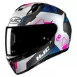 HJC C10 Aspa full face helmet White / Pink / Blue (размер: xl)