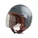 Gari G11 open face helmet Glossy Grey