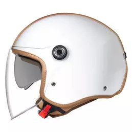 NEXX Y.10 Midtown open face helmet White / Camel (размер: 2xs)
