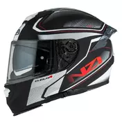 NZI Eurus 4 Stream Duo Charmant full face helmet Black / White / Tinted S Matt