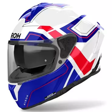AIROH Spark 2 Dart full face helmet Blue / Red Gloss