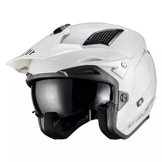 MT Helmets District SV S open face helmet Белый (размер: xs)