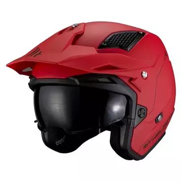 MT Helmets District SV S open face helmet Красный