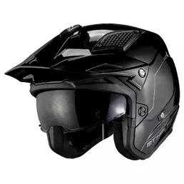 MT Helmets District SV S open face helmet Черный