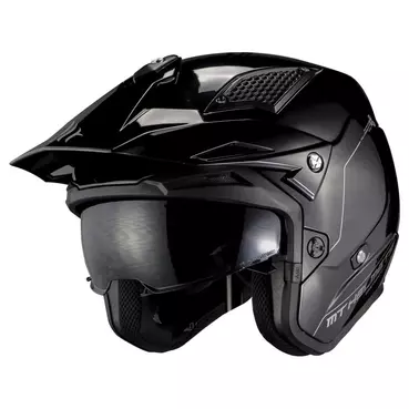 MT Helmets District SV S open face helmet Черный