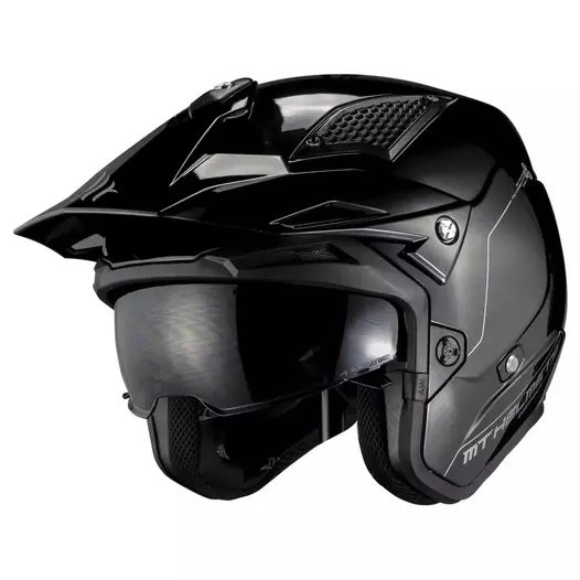 MT Helmets District SV S open face helmet Черный