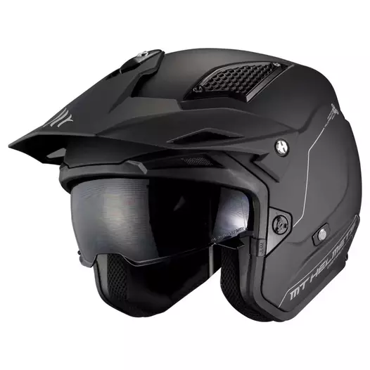 MT Helmets District SV S open face helmet Черный