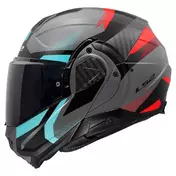 LS2 FF910 Advant II Triple modular helmet Серый