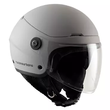 TUCANO URBANO El´Pop open face helmet Matt Light Grey