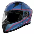 STORMER Blaster Maverick full face helmet Blue / Metal Matt