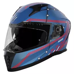 STORMER Blaster Maverick full face helmet Blue / Metal Matt