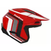 HEBO HTR F02 Zone Pro Racing open face helmet Красный