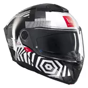 MT Helmets Atom 2 SV Strange modular helmet Черно-белый