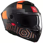 MT Helmets Atom 2 SV Strange modular helmet Matt Orange / Black