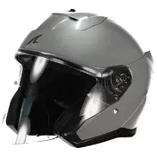 SHARK Skwal i3 Jet Dark Shadow open face helmet Gun Silver