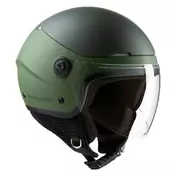 TUCANO URBANO El´Pop open face helmet Green Airbone Opac