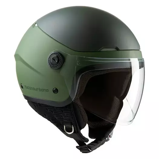 TUCANO URBANO El´Pop open face helmet Green Airbone Opac