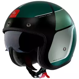 MT Helmets Le Mans 2 SV Luther open face helmet Зеленый (размер: s)