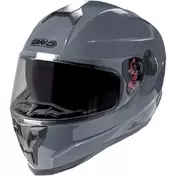 GARI G80 Trend full face helmet Glossy Grey