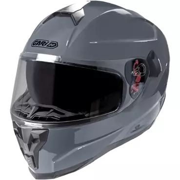 GARI G80 Trend full face helmet Glossy Grey