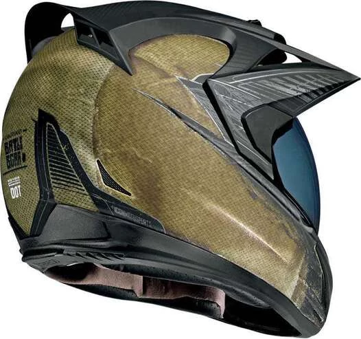 Icon Variant Battlescar матовый мотошлем