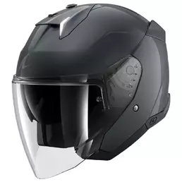 SHARK Skwal i3 Jet Blank open face helmet gun metal (размер: xs)