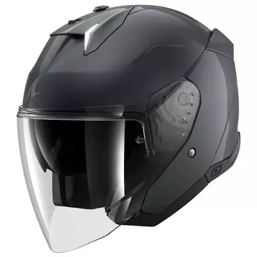 SHARK Skwal i3 Jet Blank open face helmet gun metal
