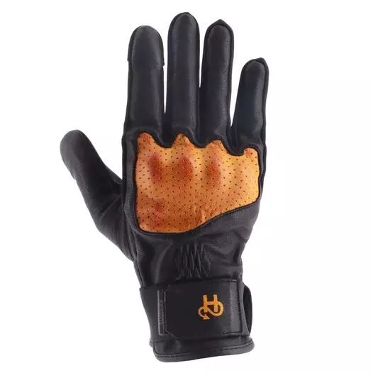 HELSTONS Neo Air perforated leather gloves Черный (размер: 9)