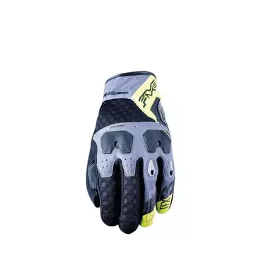 FIVE TFX3 Airflow gloves gris / jaune fluo