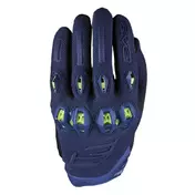 FIVE Stunt Evo 2 gloves Dark Blue / Fluo Yellow