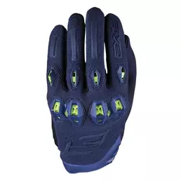 FIVE Stunt Evo 2 gloves Dark Blue / Fluo Yellow