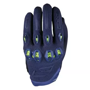 FIVE Stunt Evo 2 gloves Dark Blue / Fluo Yellow