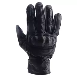 HELSTONS Run Air perforated leather gloves Черный
