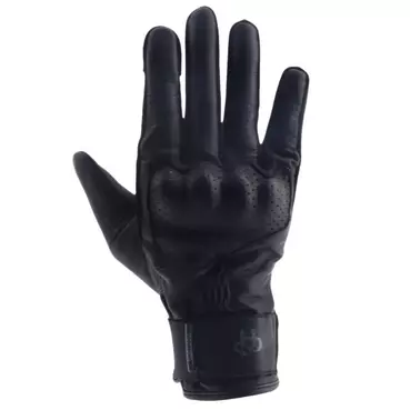 HELSTONS Neo Air perforated leather gloves Черный