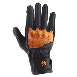 HELSTONS Neo Air perforated leather gloves Черный